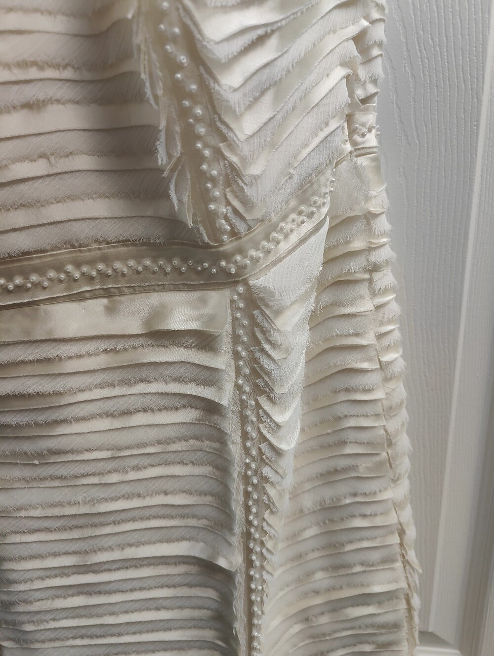 Ann Taylor Silk Strapless Wedding Dress Size 6 NWT - Picture 5 of 8